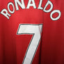 MANCHESTER UNITED RONALDO 2007-2008 ORIGINAL JERSEY Size XL