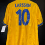 SWEDEN LARSSON 2000-2001 ORIGINAL JERSEY SIZE L