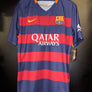 BARCELONA NEYMAR JR 2015-2016 ORIGINAL JERSEY Size XL