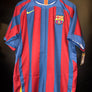 BARCELONA RONALDINHO 2005-2006 ORIGINAL JERSEY Size M
