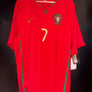 PORTUGAL RONALDO 2008-2009 ORIGINAL JERSEY Size 2XL