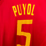 SPAIN 2004-2005 PUYOL ORIGINAL JERSEY Size L