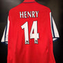 ARSENAL HENRY 1999-2000 ORIGINAL JERSEY Size L