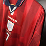 ENGLAND BECKHAM 1997-1998 ORIGINAL JERSEY Size XL