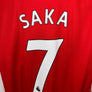 ARSENAL SAKA 2021-2022 ORIGINAL PLAYER JERSEY Size S