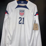 USA SOCCER USMNT WEAH 2022-2023 ORIGINAL JERSEY Size M