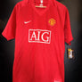 MANCHESTER UNITED RONALDO 2007-2008 ORIGINAL JERSEY Size XL