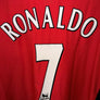 MANCHESTER UNITED RONALDO 2002-2003 ORIGINAL JERSEY Size XL