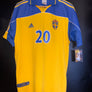 SWEDEN LARSSON 2000-2001 ORIGINAL JERSEY SIZE L