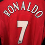 MANCHESTER UNITED RONALDO 2004-2005 ORIGINAL JERSEY Size XL