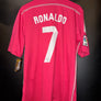 REAL MADRID RONALDO 2014-2015 ORIGINAL JERSEY SIZE L