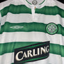 CELTIC LARSSON 2003-2004 ORIGINAL JERSEY SIZE M