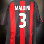AC MILAN MALDINI 2000-2001 ORIGINAL JERSEY Size XL