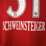 BAYERN MUNICH SCHWEINSTEIGER 2010-2011 ORIGINAL JERSEY Size S