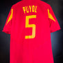 SPAIN 2004-2005 PUYOL ORIGINAL JERSEY Size L