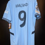 MANCHESTER CITY HAALAND 2024-2025 ORIGINAL PLAYER JERSEY Size XL