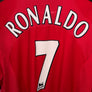 MANCHESTER UNITED RONALDO 2004-2005 ORIGINAL JERSEY Size XL
