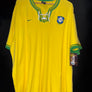 BRAZIL RETRO JERSEY ORIGINAL JERSEY SIZE 2XL