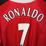 MANCHESTER UNITED RONALDO 2004-2005 ORIGINAL JERSEY Size L