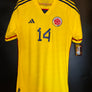 COLOMBIA LUIS DIAZ 2022-2023 ORIGINAL PLAYER JERSEY Size L