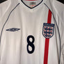 ENGLAND SCHOLES 2001-2002 ORIGINAL JERSEY Size XL