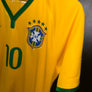 BRAZIL NEYMAR JR 2014-2015 ORIGINAL JERSEY SIZE L
