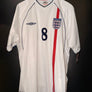 ENGLAND SCHOLES 2001-2002 ORIGINAL JERSEY Size XL