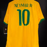 BRAZIL NEYMAR JR 2014-2015 ORIGINAL JERSEY SIZE L