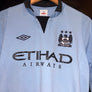 MANCHESTER CITY 2012-2013 ORIGINAL JERSEY Size M