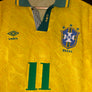 BRAZIL ROMARIO 1992-1993 ORIGINAL JERSEY SIZE M
