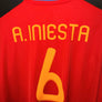 SPAIN INIESTA 2010-2011 ORIGINAL JERSEY Size 2XL