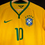 BRAZIL NEYMAR JR 2014-2015 ORIGINAL PLAYER JERSEY SIZE L