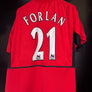 MANCHESTER UNITED FORLAN 2003-2004 ORIGINAL JERSEY Size XL