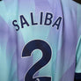 ARSENAL SALIBA 2024-2025 ORIGINAL JERSEY Size M