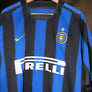 INTER MILAN ADRIANO 2003-2004 ORIGINAL JERSEY Size L