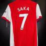 ARSENAL SAKA 2021-2022 ORIGINAL PLAYER JERSEY Size S