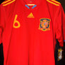 SPAIN INIESTA 2010-2011 ORIGINAL JERSEY Size L