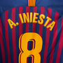 BARCELONA INIESTA 2018-2019 ORIGINAL JERSEY Size S