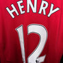 ARSENAL HENRY 2011-2012 ORIGINAL JERSEY Size M