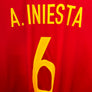 SPAIN INIESTA 2016-2017 ORIGINAL JERSEY Size 2XL