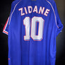 FRANCE ZIDANE 1998-1999 ORIGINAL JERSEY Size XL