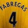ARSENAL FABREGAS 2010-2011 ORIGINAL JERSEY Size XL