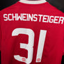 MANCHESTER UNITED SCHWEINSTEIGER 2015-2016 ORIGINAL JERSEY Size M