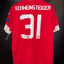 MANCHESTER UNITED SCHWEINSTEIGER 2015-2016 ORIGINAL JERSEY Size M