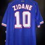 FRANCE ZIDANE 1998-1999 ORIGINAL JERSEY SIZE L