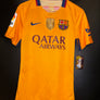 BARCELONA MESSI 2015-2016 ORIGINAL PLAYER JERSEY Size S