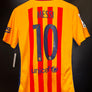 BARCELONA MESSI 2015-2016 ORIGINAL PLAYER JERSEY Size S