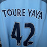 MANCHESTER CITY YAYA TOURE 2016-2017 ORIGINAL JERSEY Size 2XL