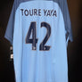 MANCHESTER CITY YAYA TOURE 2016-2017 ORIGINAL JERSEY Size 2XL