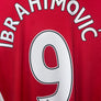 MANCHESTER UNITED IBRAHIMOVIC 2016-2017 ORIGINAL JERSEY Size S